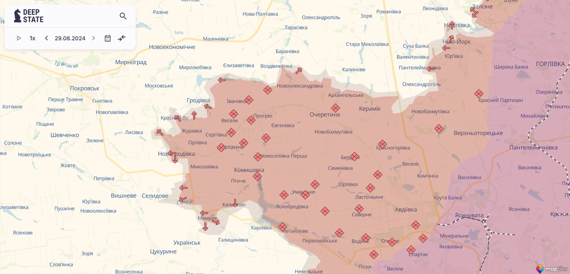 Сили оборони відбили 58 атак на Покровському напрямку: у Генштабі розповіли, що відбувається на фронті. Карта