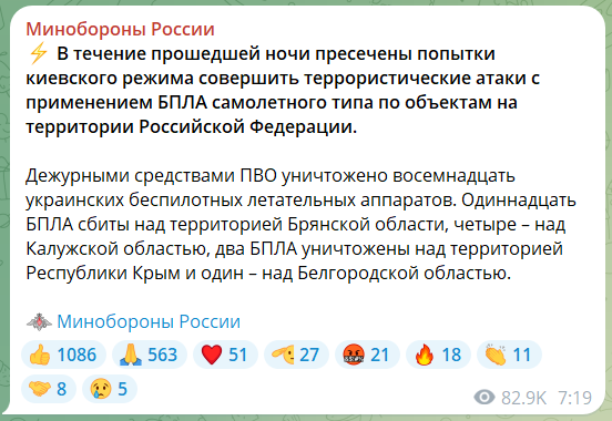 У Бєлгородській області поскаржилися на атаку дрона: під удар потрапив чиновник