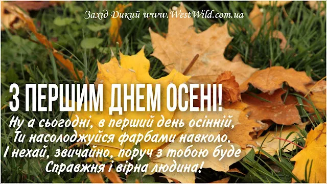 З першим днем осені: найгарніші привітання і листівки