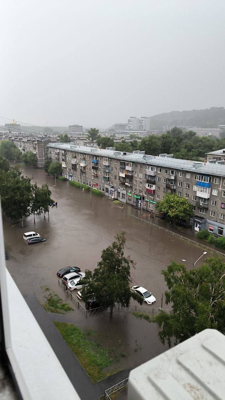 Новокузнецк в воде