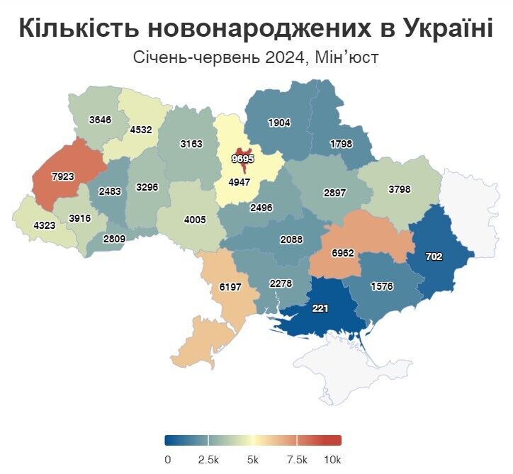 В Україні смертність у 2024 році втричі перевищила народжуваність: у яких областях найгірша ситуація