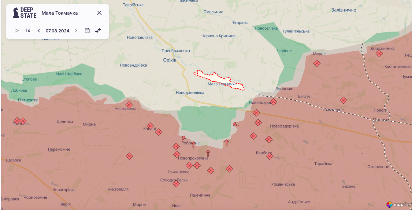 Окупант потрапив у полон у районі Малої Токмачки