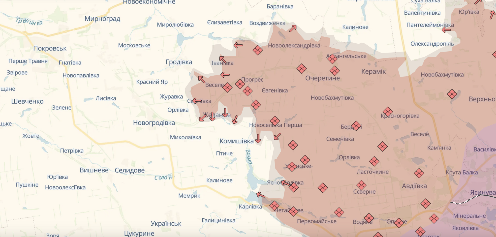 Активність ворога на лінії фронту знизилась: усього відбулося 70 бойових зіткнень – Генштаб
