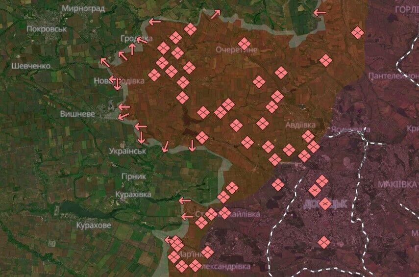 Окупанти активно штурмували одразу п'ять напрямків: протягом доби відбулося 199 бойових зіткнень – Генштаб