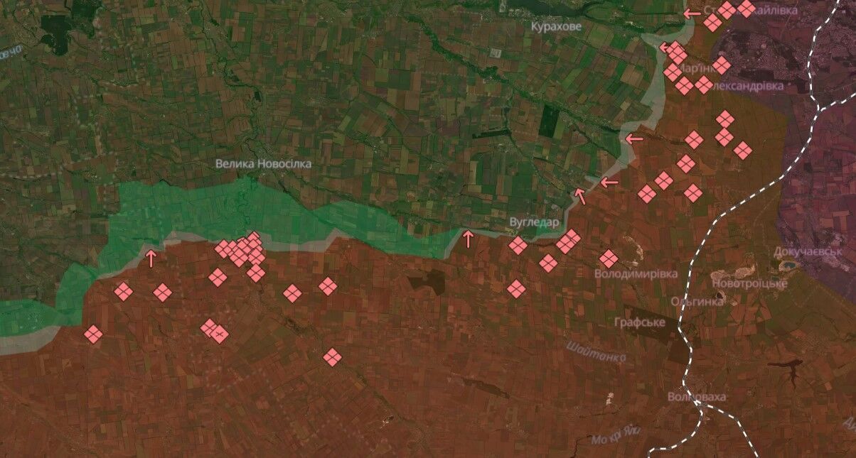 Окупанти активно штурмували одразу п'ять напрямків: протягом доби відбулося 199 бойових зіткнень – Генштаб