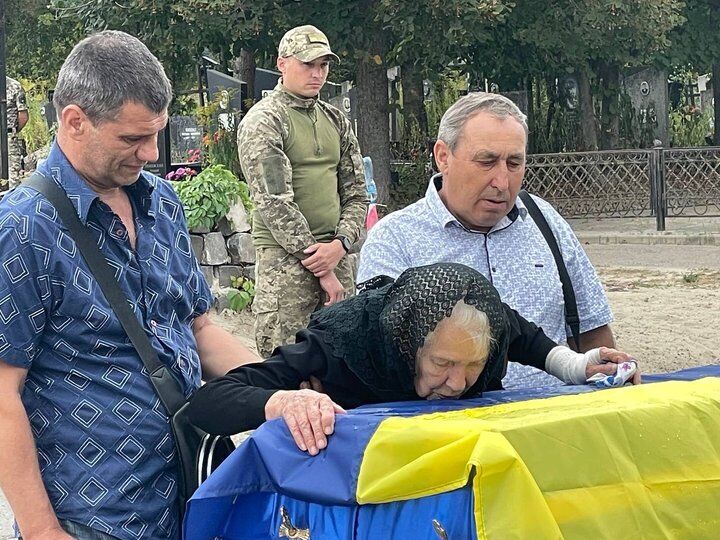 Похороны 55-летнего украинца