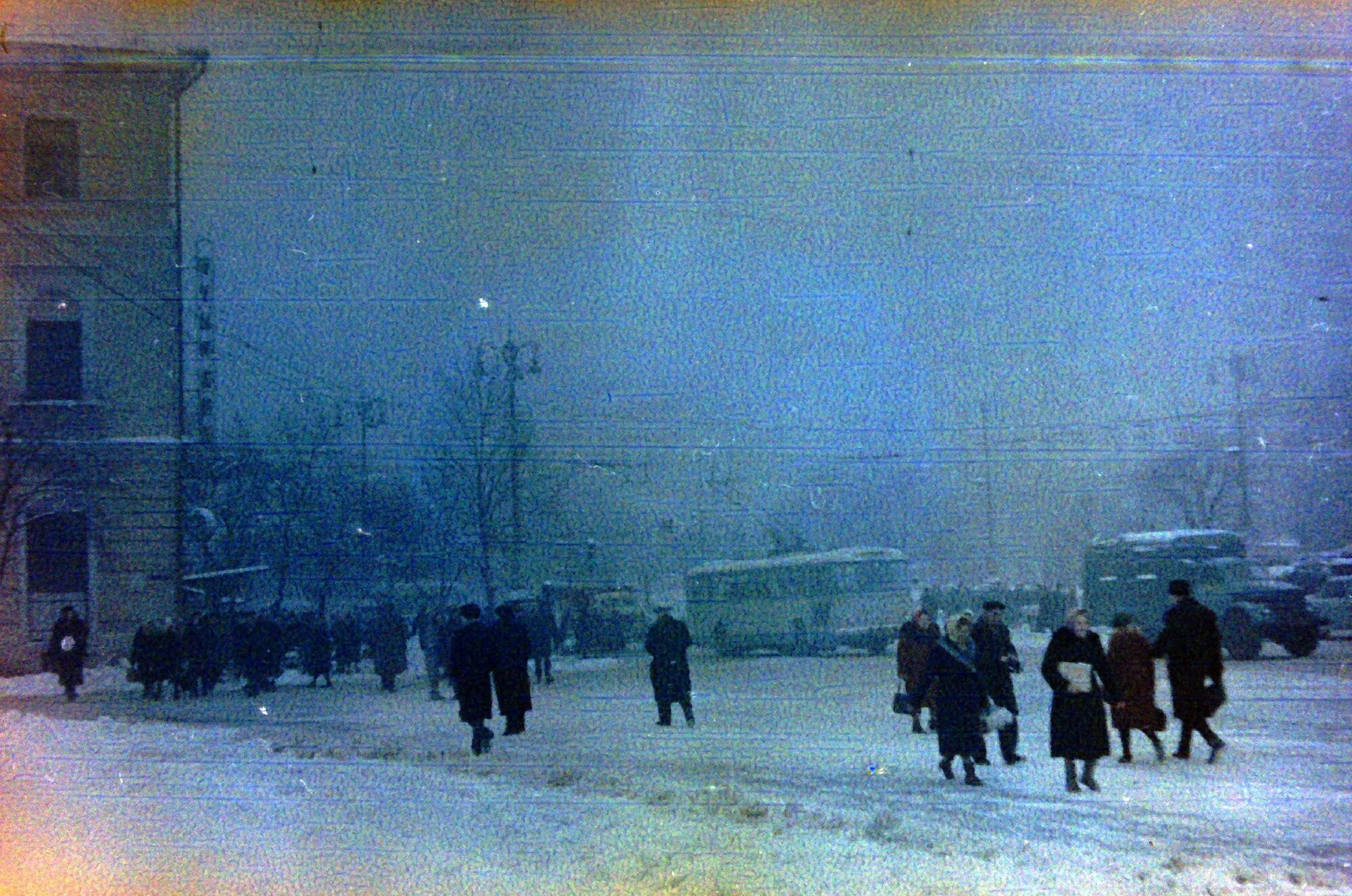 В сети показали, какой была зима в Киеве в конце 1966-го – в начале 1967 года. Фото с испорченной пленки