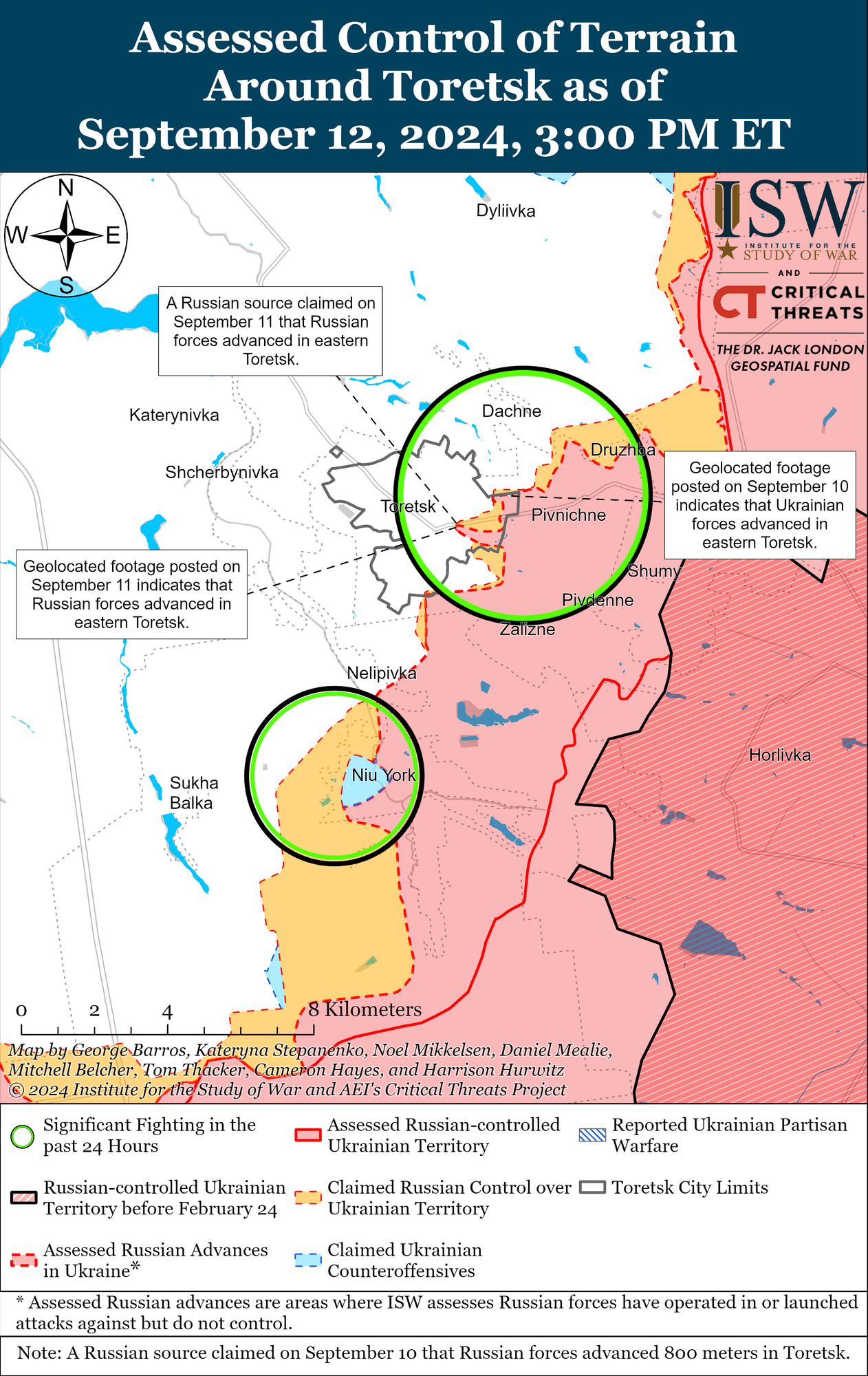 Оккупанты продвинулись к юго-востоку от Покровска, бои продолжаются – ISW