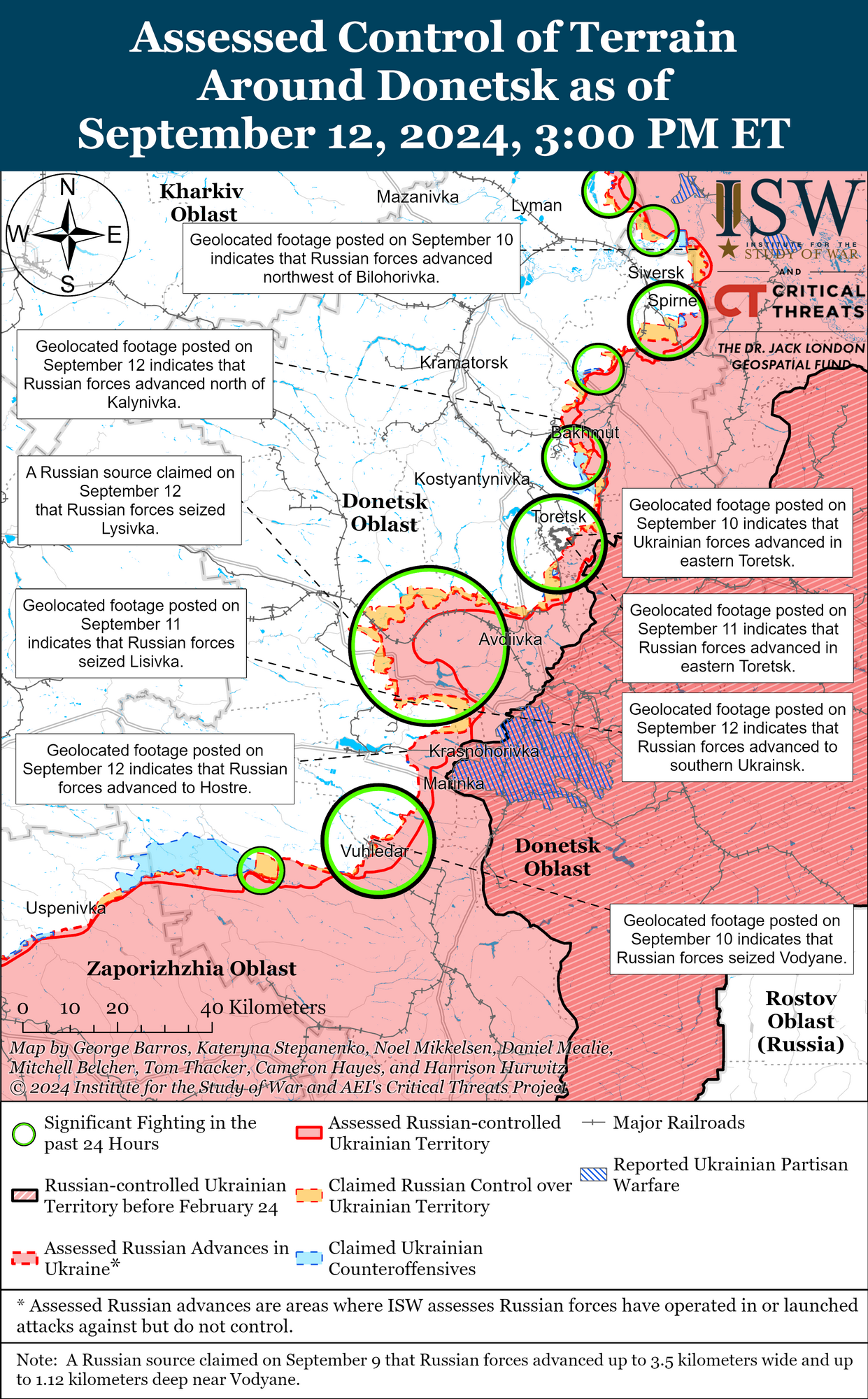 Окупанти просунулися на південний схід від Покровська, бої тривають – ISW 