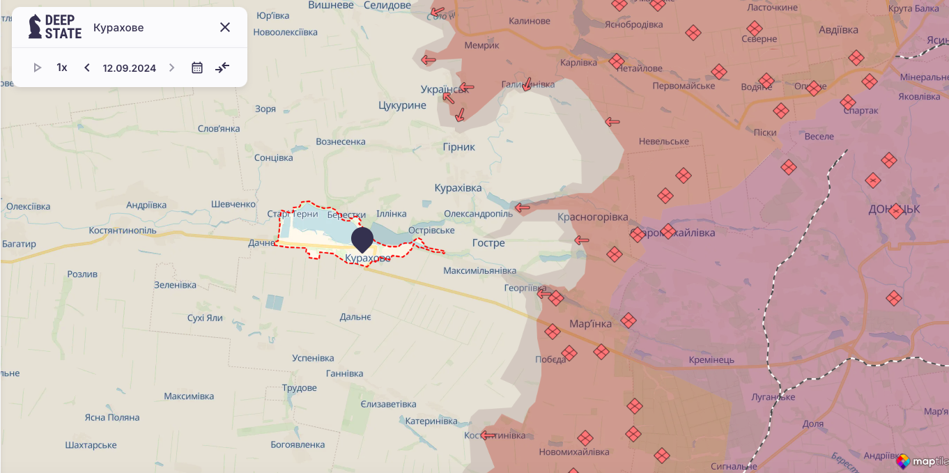 Оккупанты наступают с трех сторон на Курахово Донецкой области: чем важен этот город и каковы угрозы. Карта