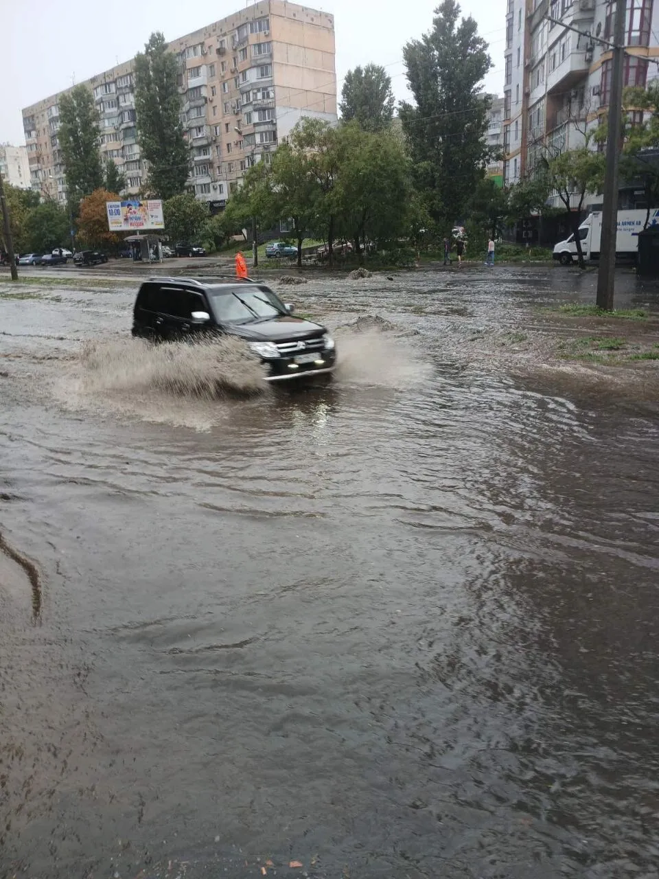 В Одессе прошел ливень