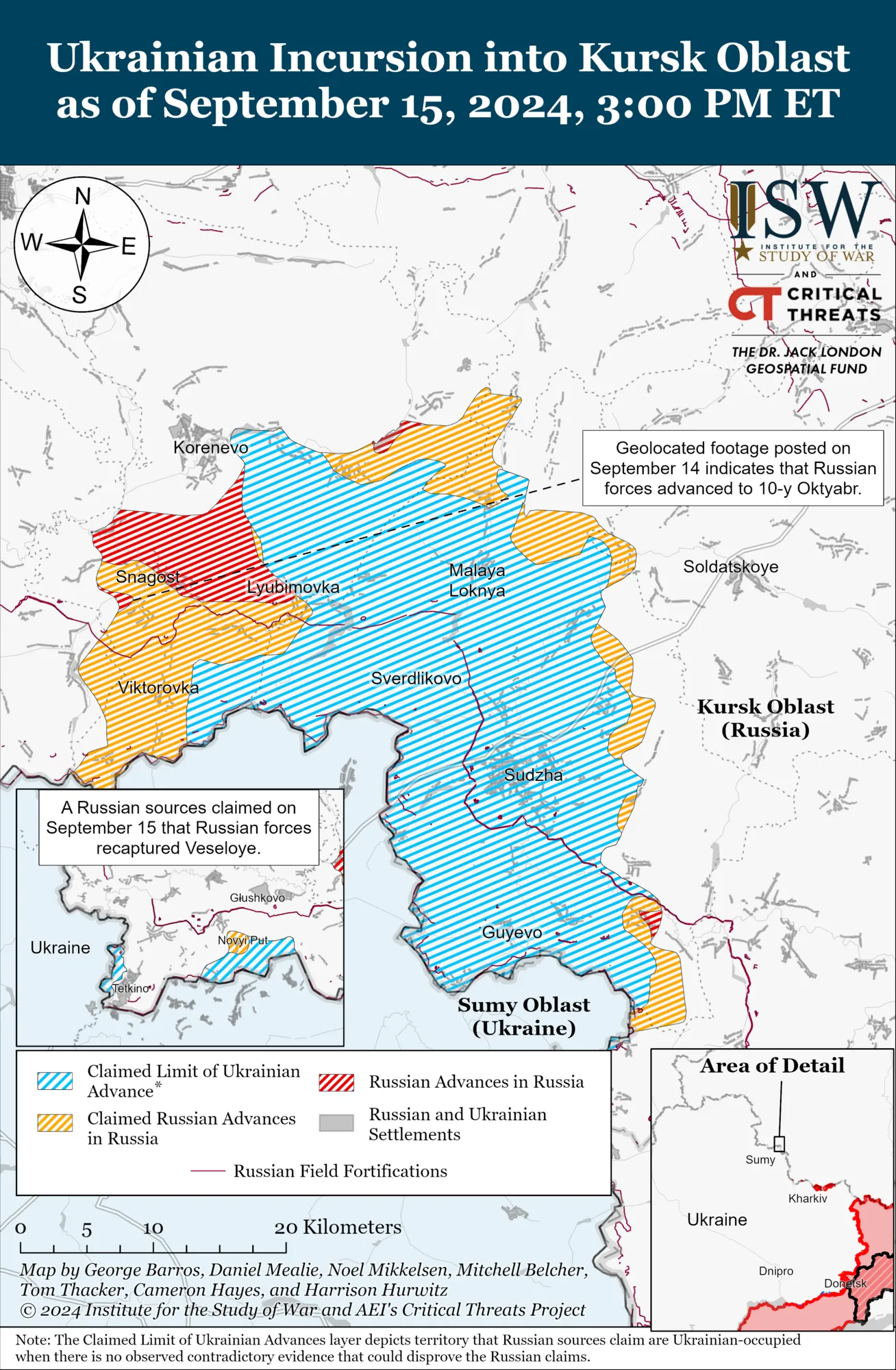 ЗСУ просунулись на Курщині, але війська Путіна теж заявляють про успіхи: що відбувається. Карта