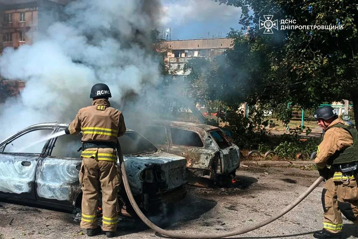 Пожежні на місці НП