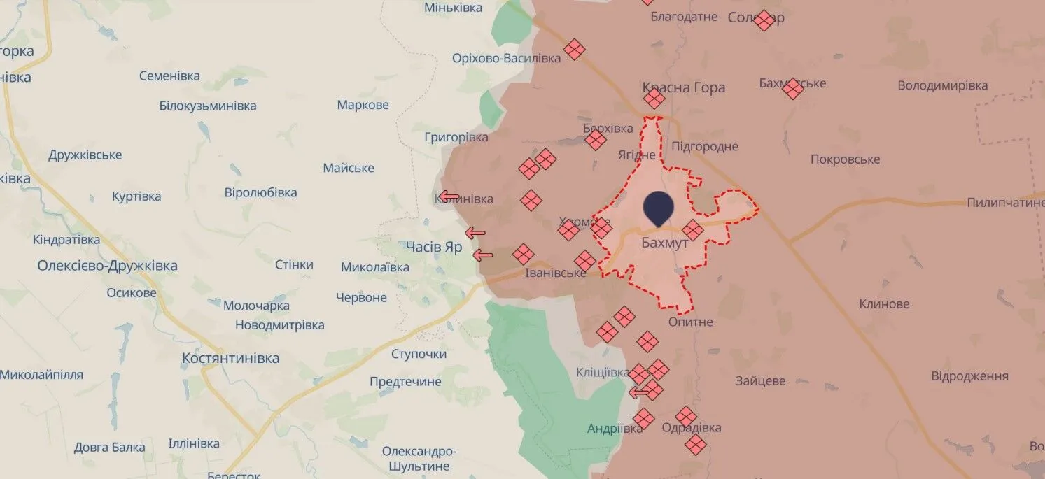 "Склади БК знищені, піхота ліквідована": у 5-й ОШБр показали влучну роботу по ворогу на півдні Бахмута. Відео