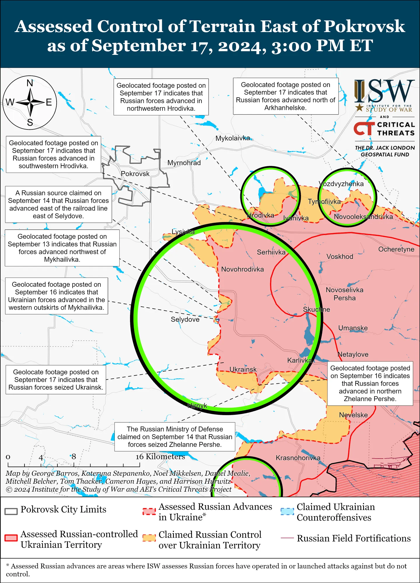 Окупанти просунулися на Покровському напрямку, тривають бої: в ISW оцінили ситуацію. Карта