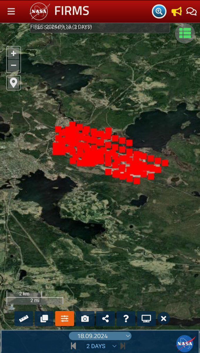 Пожежа набирає обертів