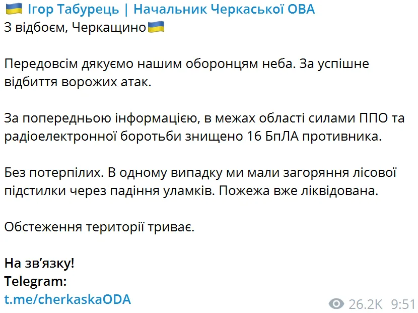 Россия атаковала Украину "Шахедами": силы ПВО сбили 46 дронов