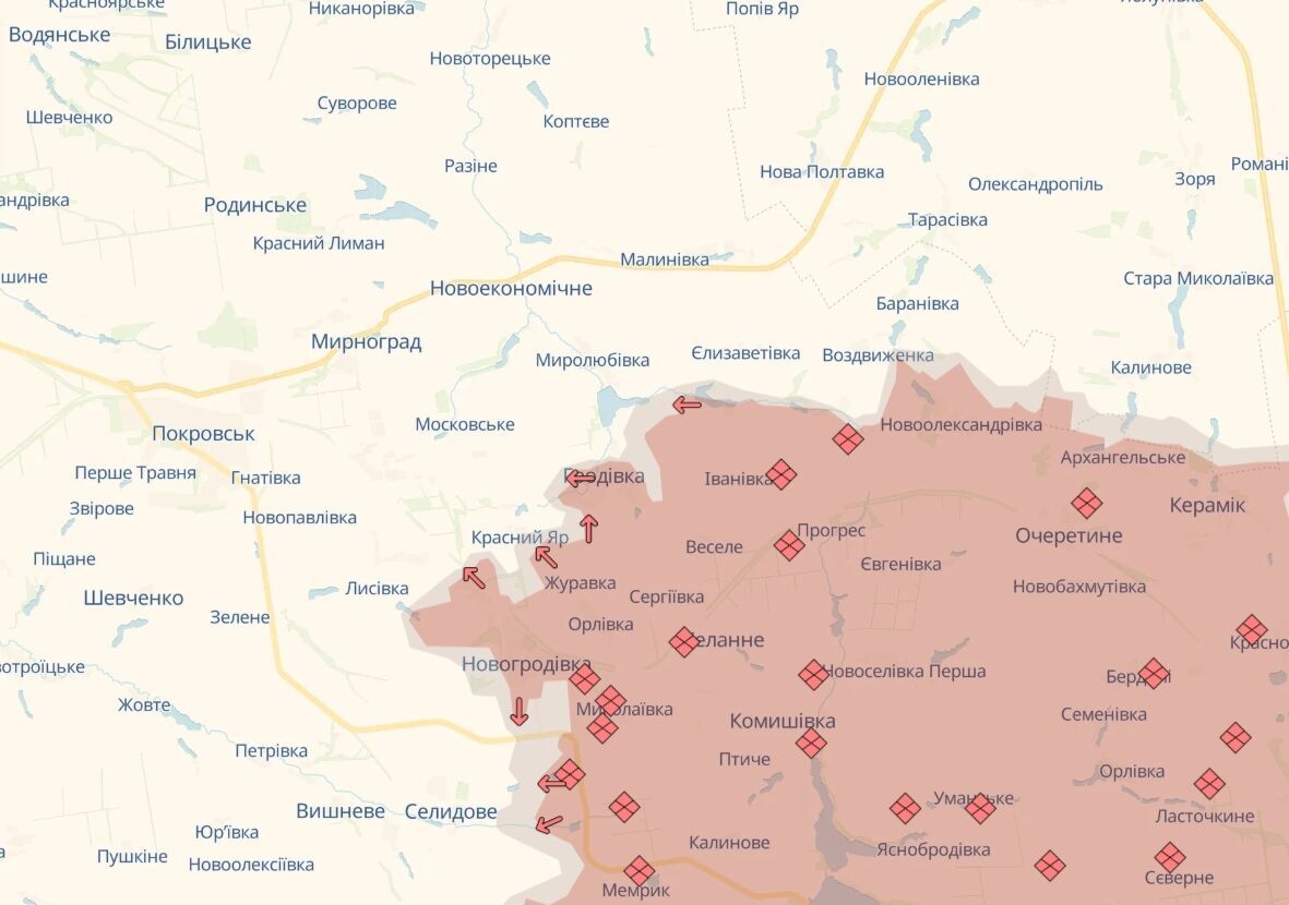 Більше половини атак окупанти провели на двох напрямках: відбулося 153 бойові зіткнення – Генштаб
