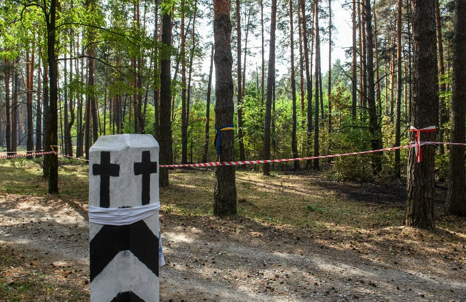 Польський військовий цвинтар у Биківні під Києвом. 01.09.2024.