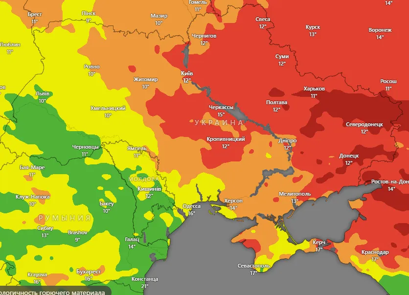 Київ накрив їдкий дим від пожеж: що робити і коли чекати на покращення погоди