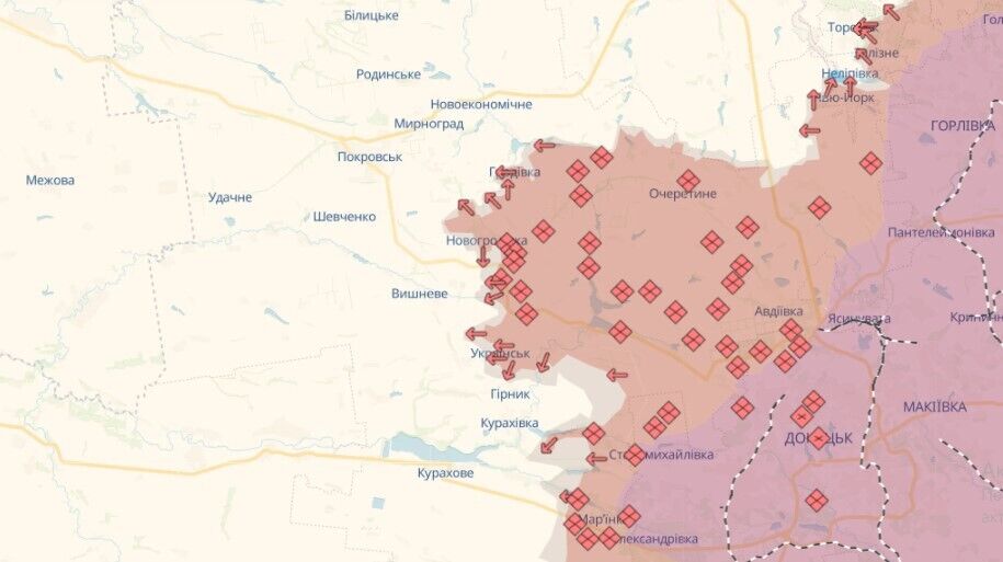 Росія перекидає на Покровський напрямок нові резерви: військовий розповів, чому ворог поспішає. Карта
