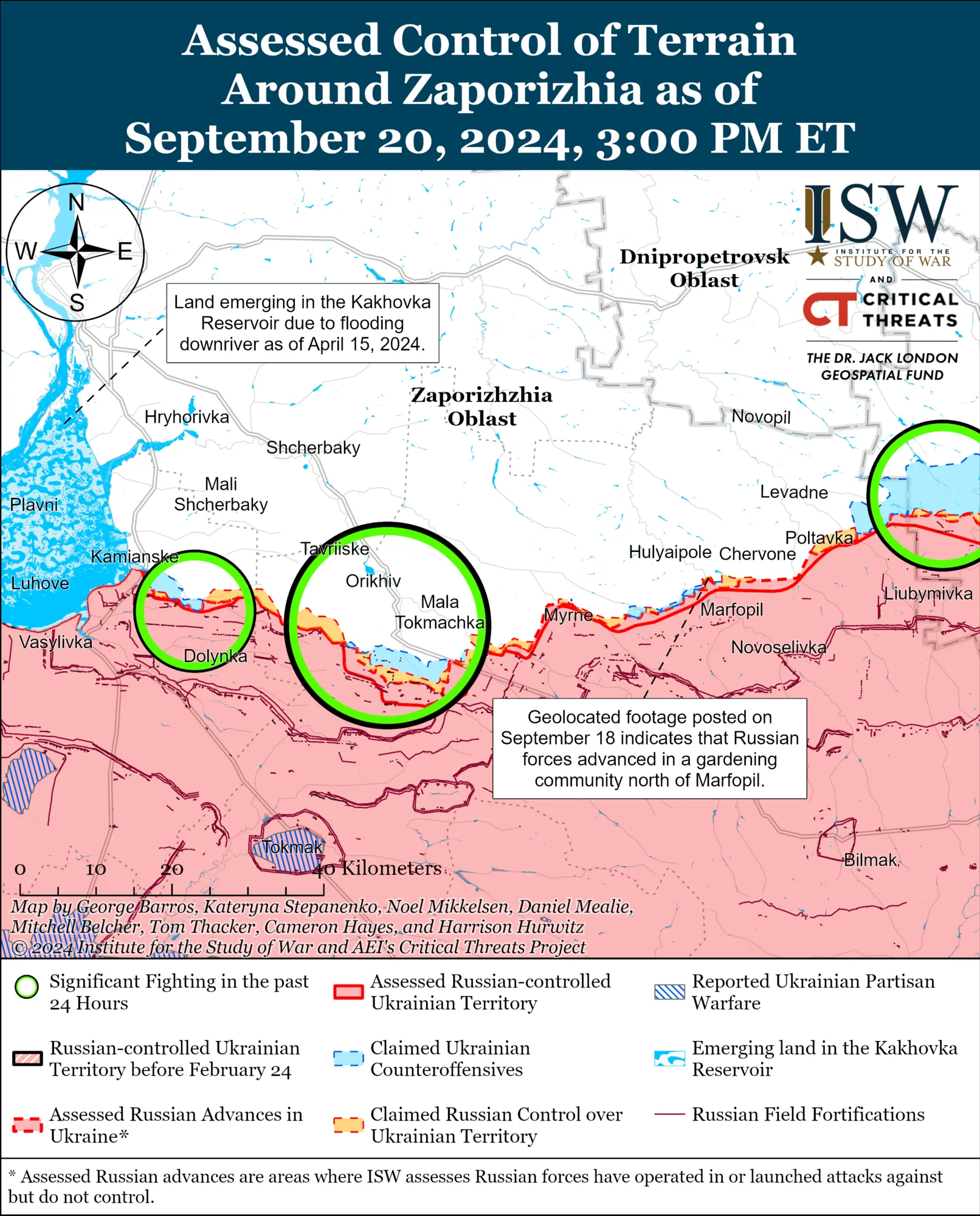 ISW: ВСУ продвинулись в Харьковской области, а российская армия – на Донбассе. Карта