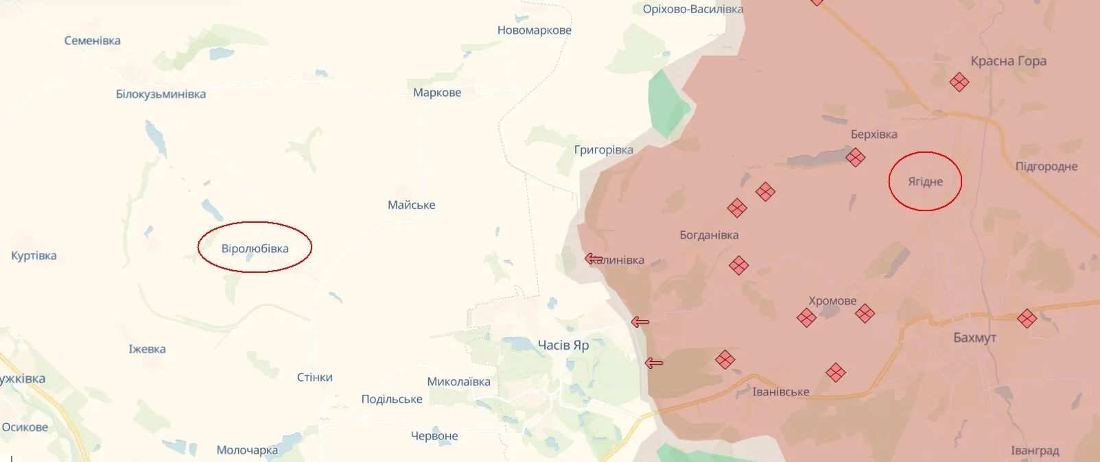 Вогневі позиції знаходились біля Бахмута: Україна зібрала докази причетності РФ до атаки на місію Червоного Хреста на Донбасі