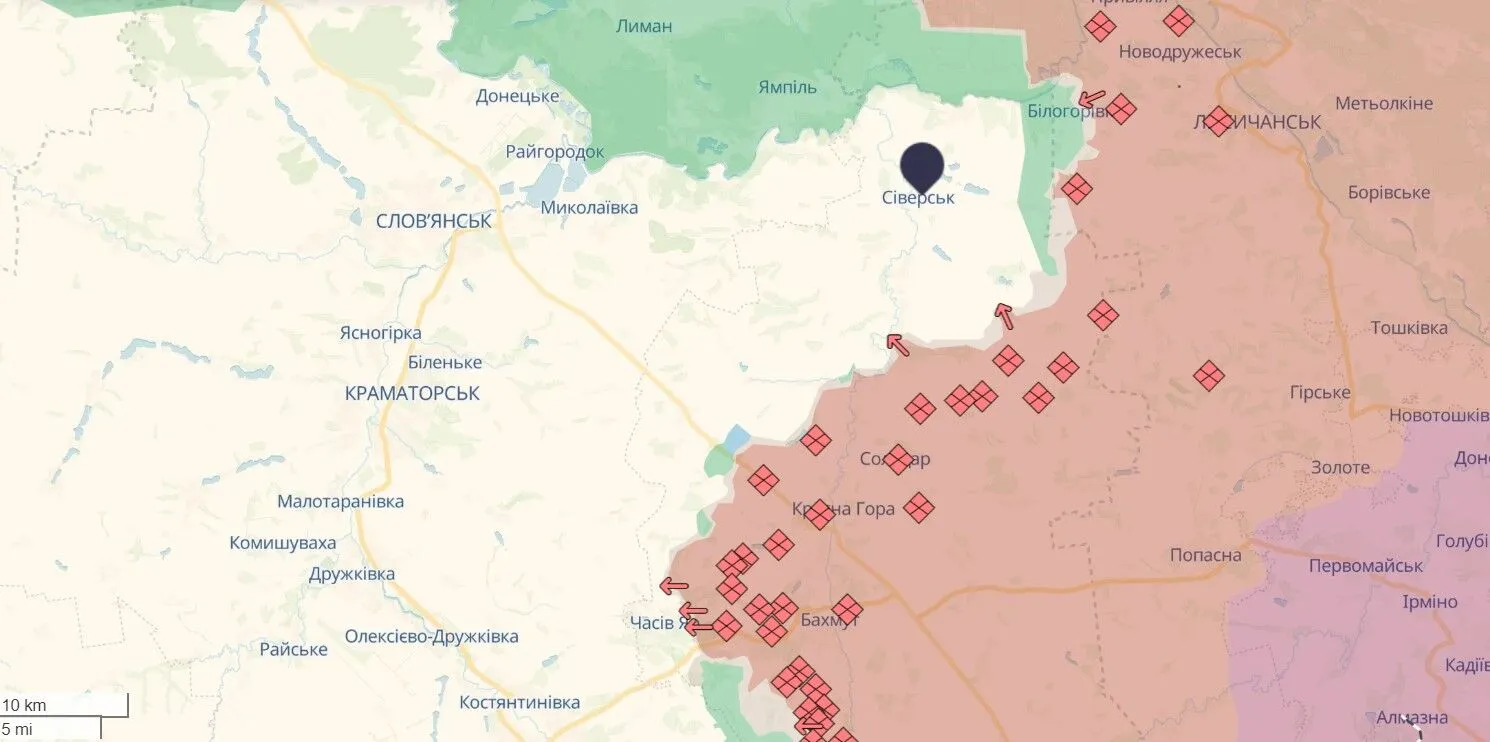 Спочатку було розбито танки та БМП: у Нацгвардії показали, як дали відсіч ворогу на Сіверському напрямку. Відео