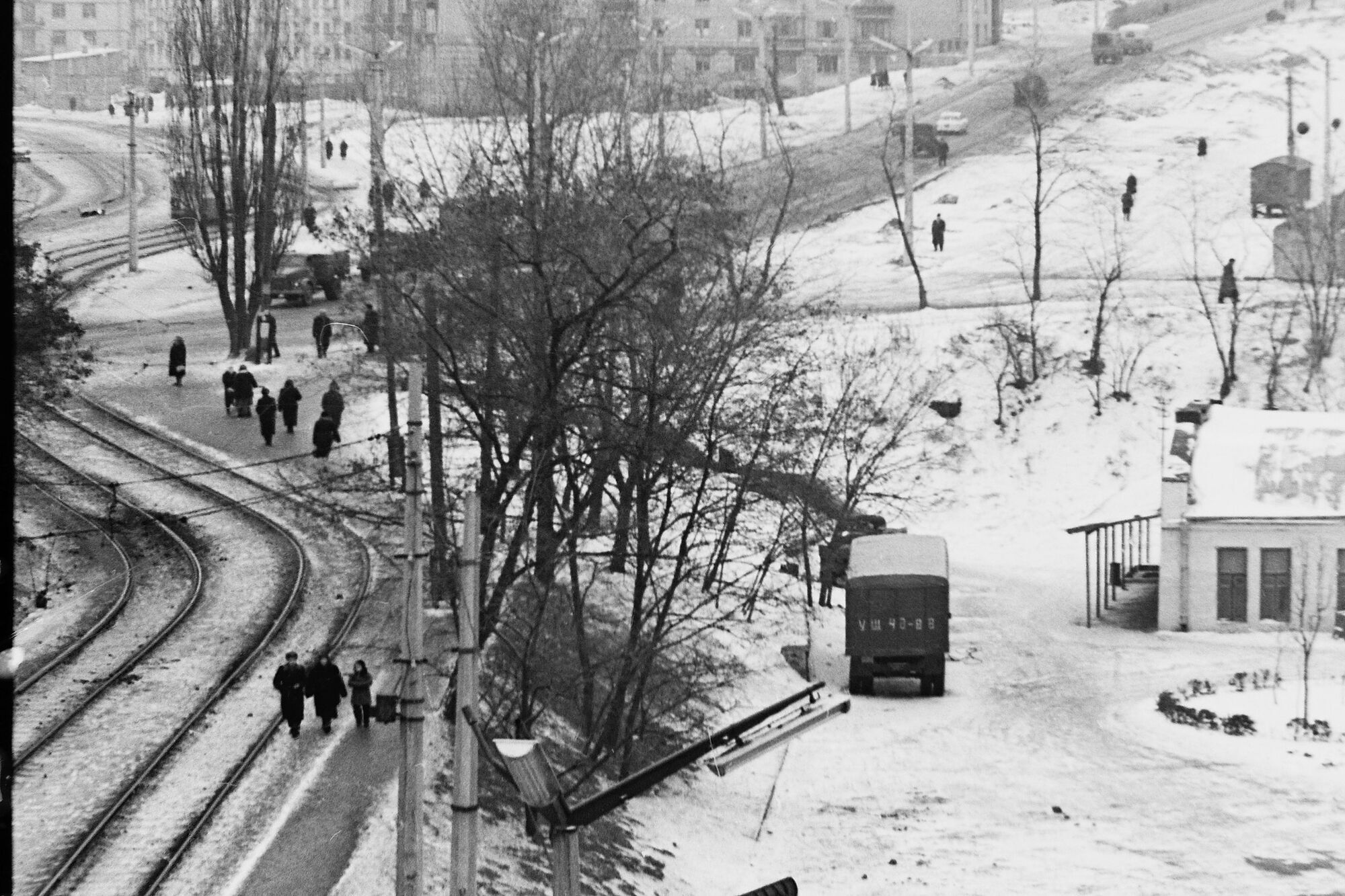 У мережі показали, який вигляд мав зимою відомий бульвар у центрі Києва на початку 1960-х роках. Фото