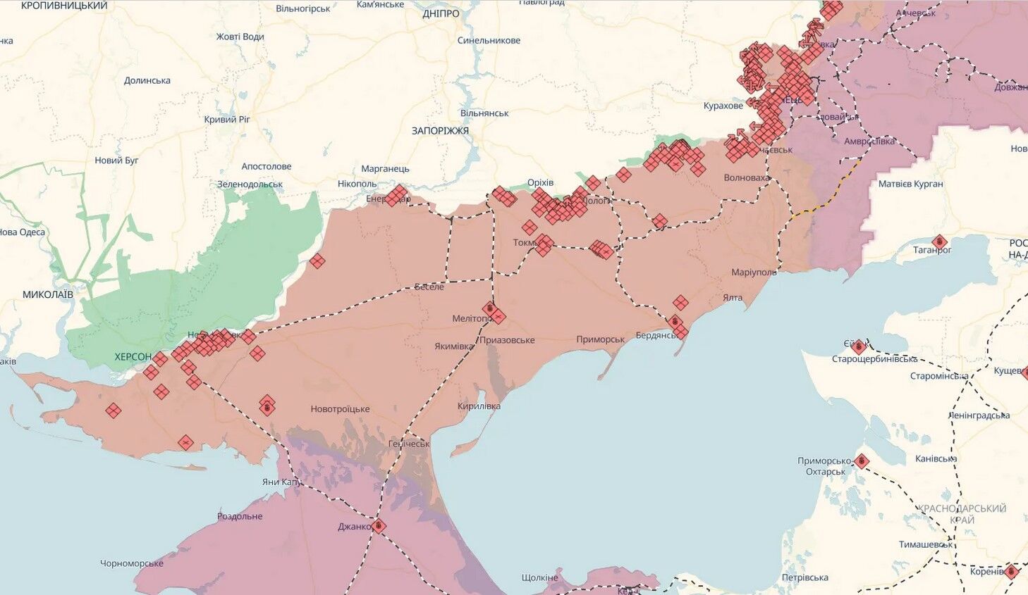 Ворог намагається покращити тактичне положення: на фронті відбулося 125 бойових зіткнень – Генштаб