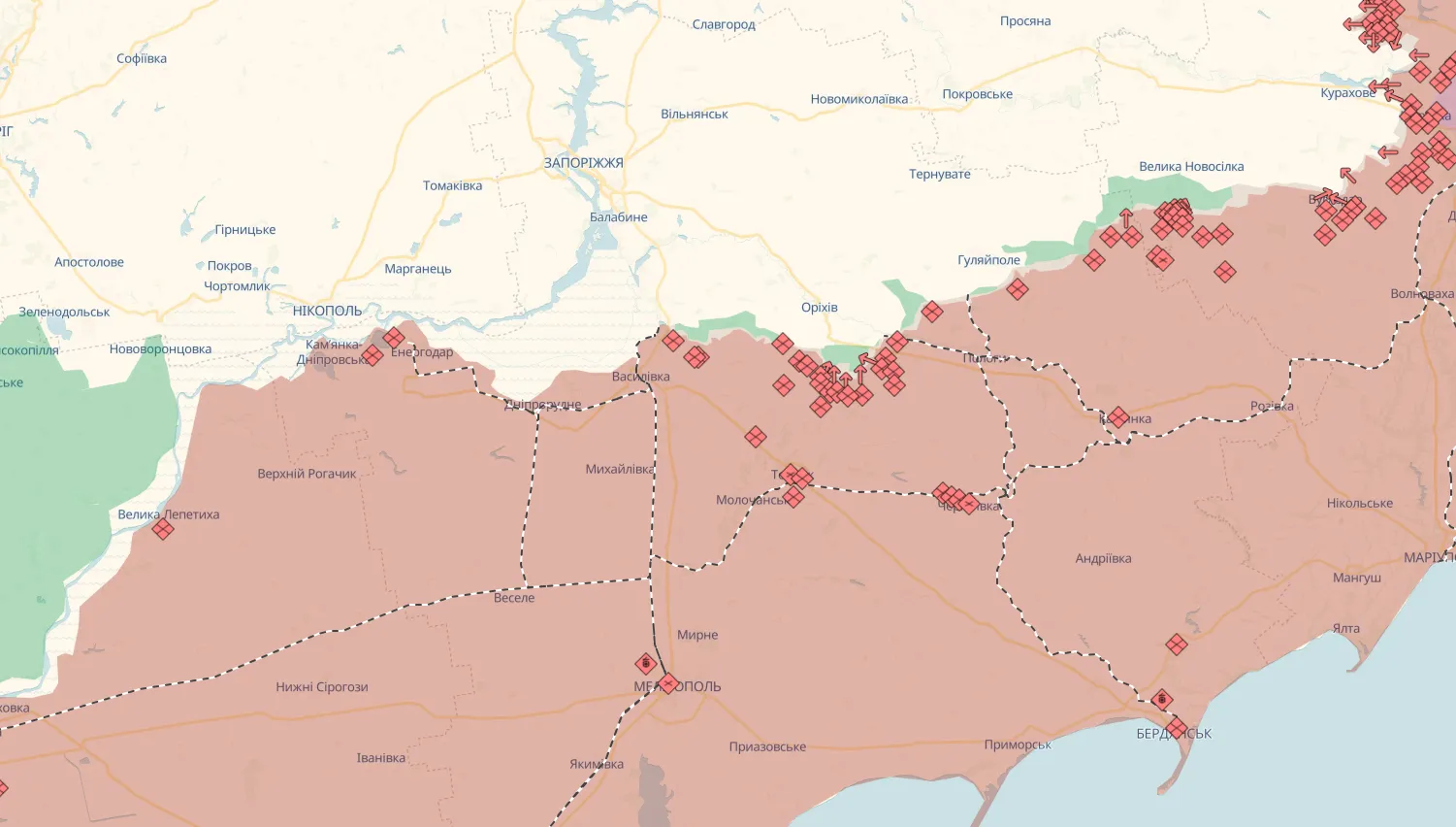 Росіяни готуються до штурмових дій на Запорізькому напрямку – Сили оборони Півдня