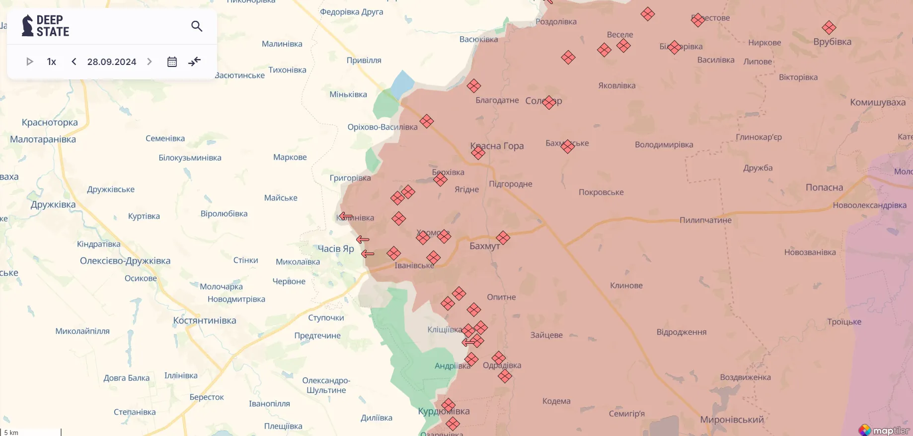 165 бойових зіткнень за добу: в Генштабі назвали найгарячіші напрямки фронту 