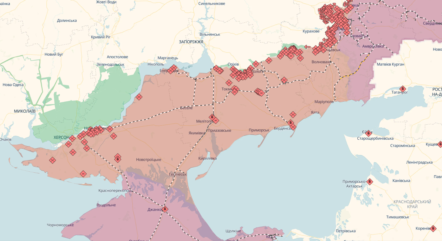 Ворог не припиняє спроб просуватися углиб території України: у Генштабі назвали найгарячіші напрямки