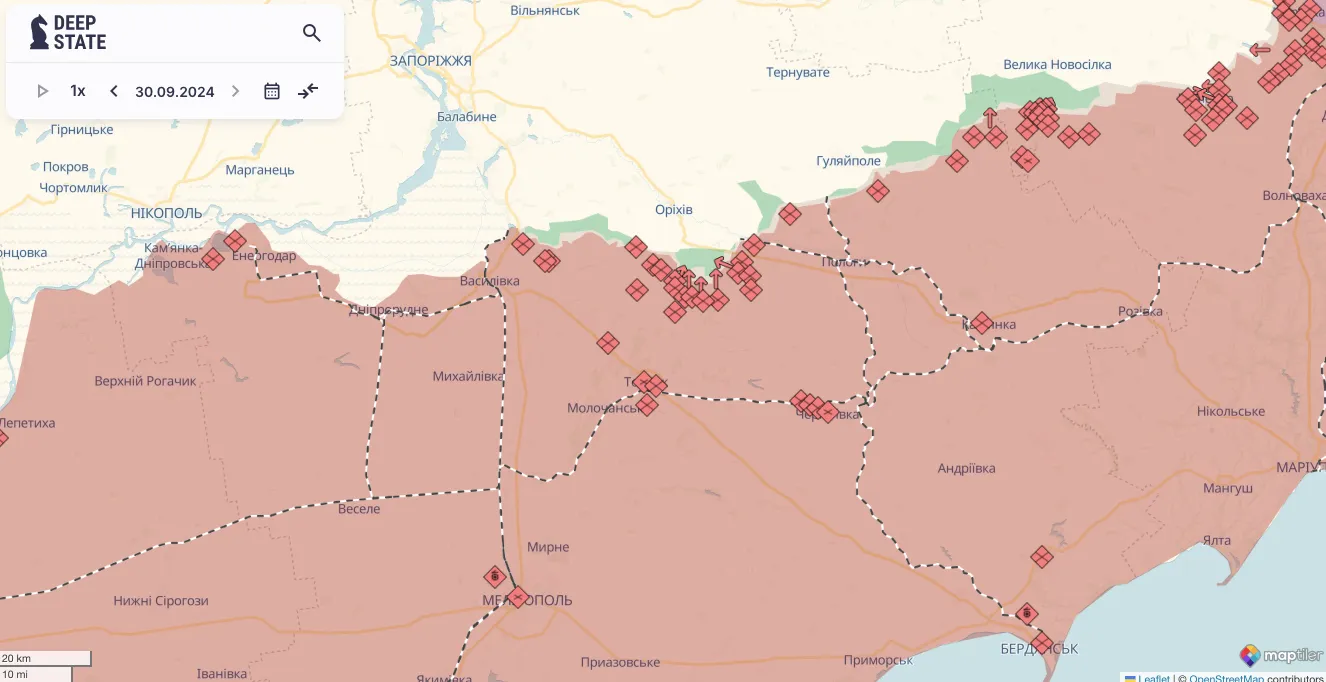 Росія не перекидала війська на Курщину із Запорізького напрямку – Сили оборони Півдня