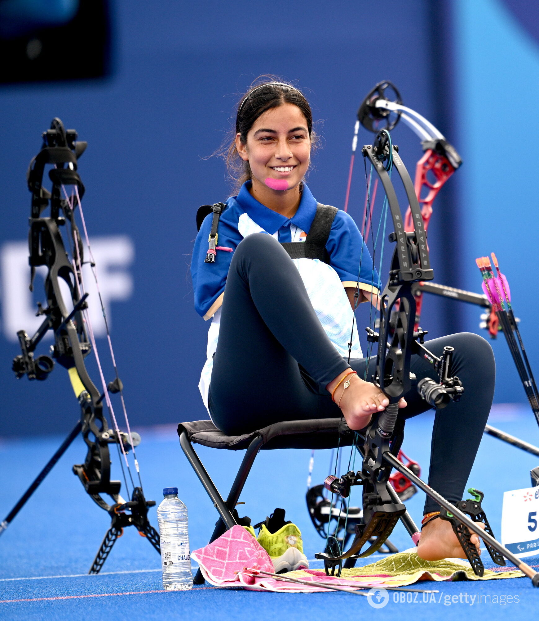 Унікальна індійська красуня, яка стріляє ногами з лука на Паралімпіаді-2024, підкорила мережу. Відео