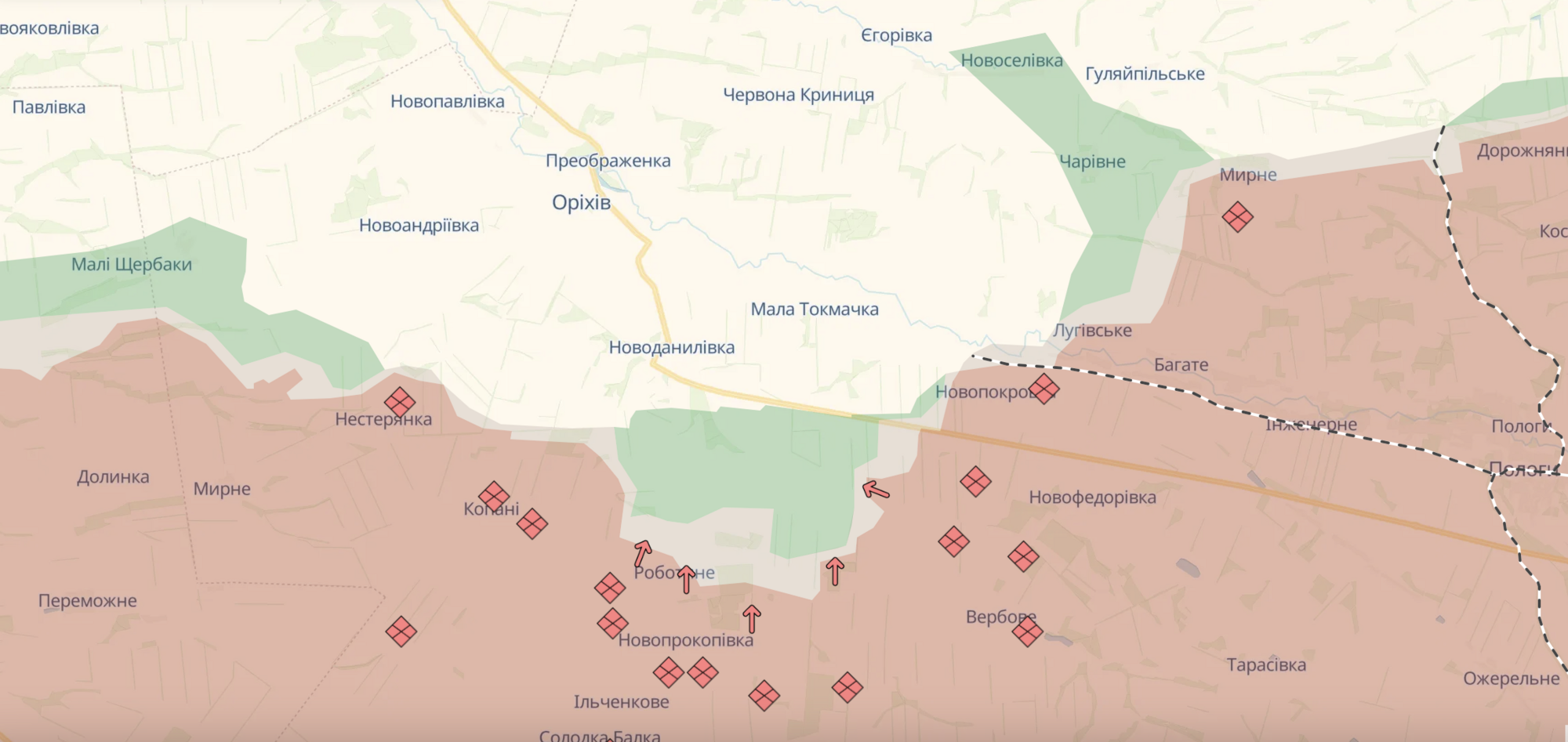 Оккупанты активизировались на Лиманском и еще двух направлениях: произошло 193 боевых столкновения – Генштаб