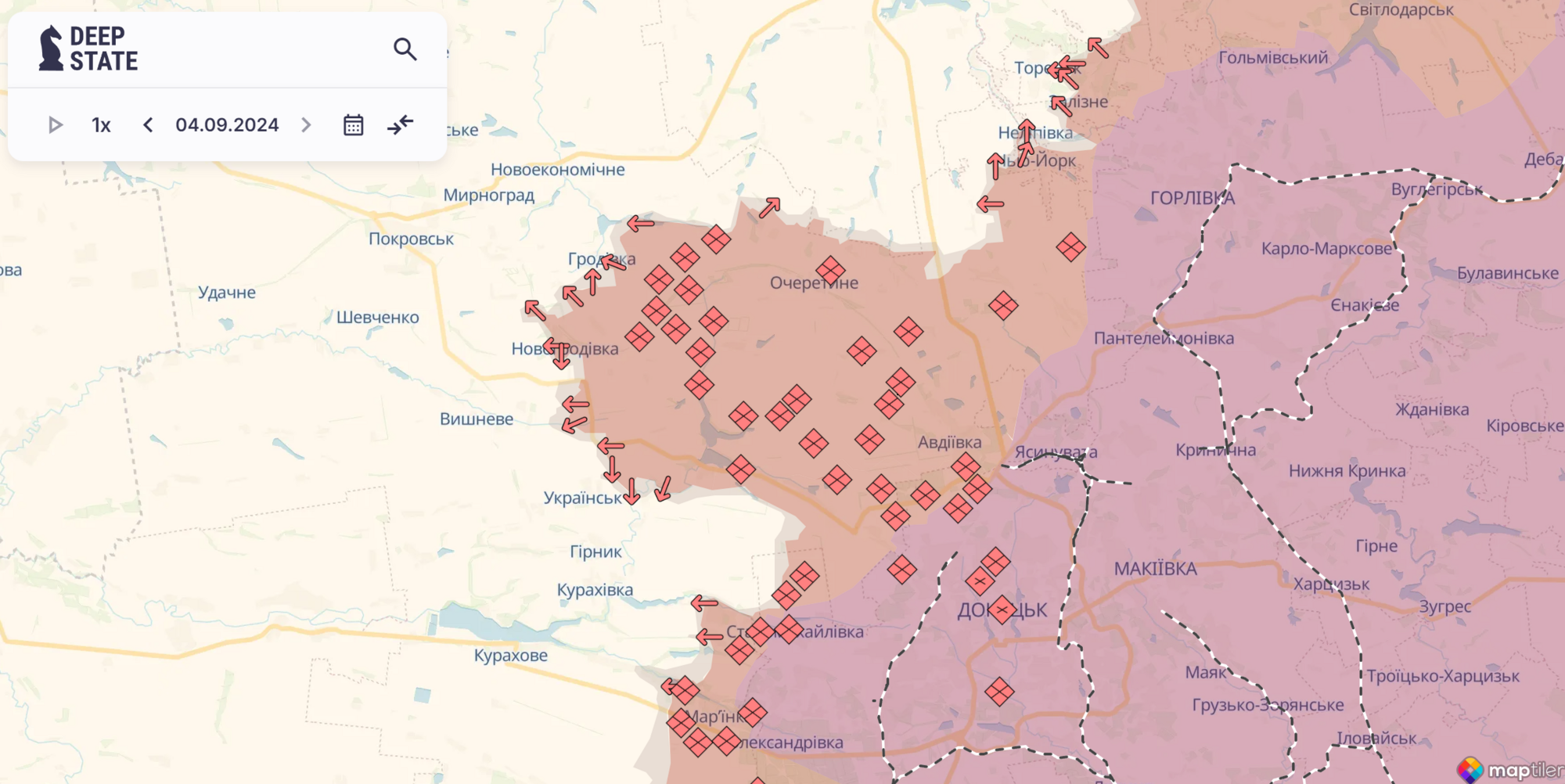 За добу на фронті зафіксовано 138 бойових зіткнень: у Генштабі розповіли, де намагається прорватися ворог. Карта