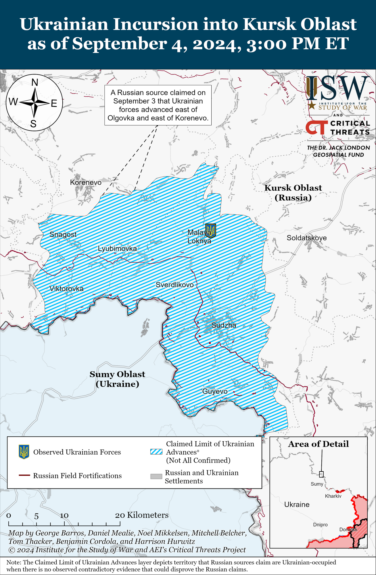 ЗСУ просунулися на Курщині, але бої тривають: в ISW оцінили ситуацію. Карта