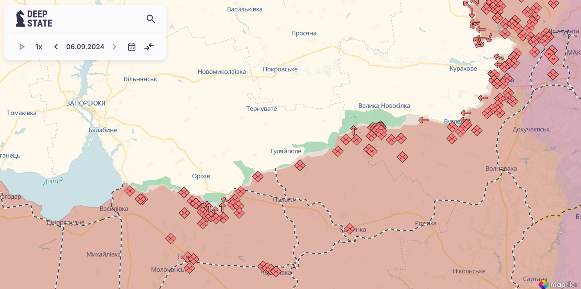 Пограничники "угостили" FPV-дронами наблюдательный пункт оккупантов на Запорожском направлении. Видео