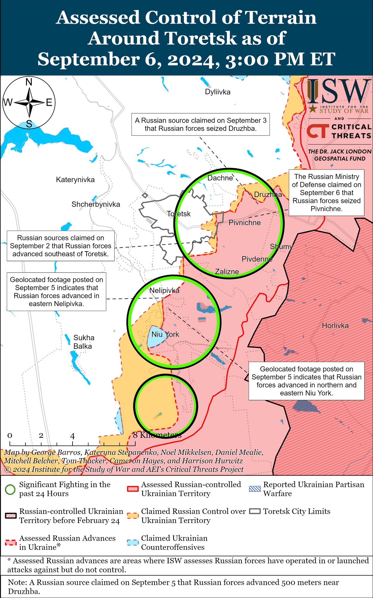 ISW: ВСУ восстановили позиции под Покровском и Нью-Йорком, успехи армии РФ не зафиксированы. Карта