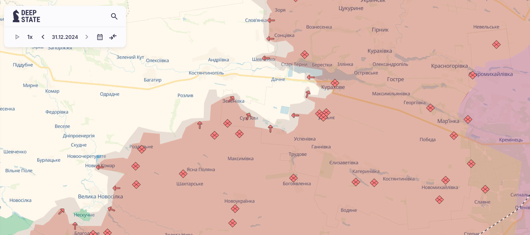 Силы обороны поразили пункт управления БПЛА врага и склады ГСМ: в Генштабе рассказали о ситуации на фронте за сутки. Карта