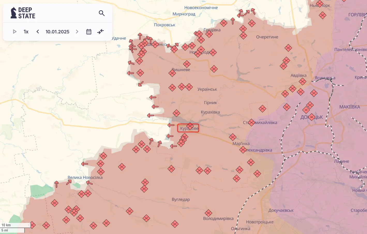 Поблизу Курахового нацгвардійці за допомогою FPV-дрона збили черговий безпілотник ZALA. Відео