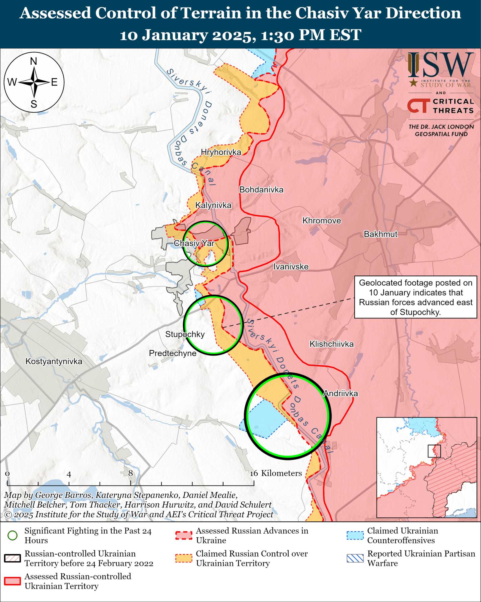 ISW: Окупанти зазнали втрат бронетехніки на Лиманському напрямку і намагаються форсувати річку Оскіл біля Куп'янська. Карта