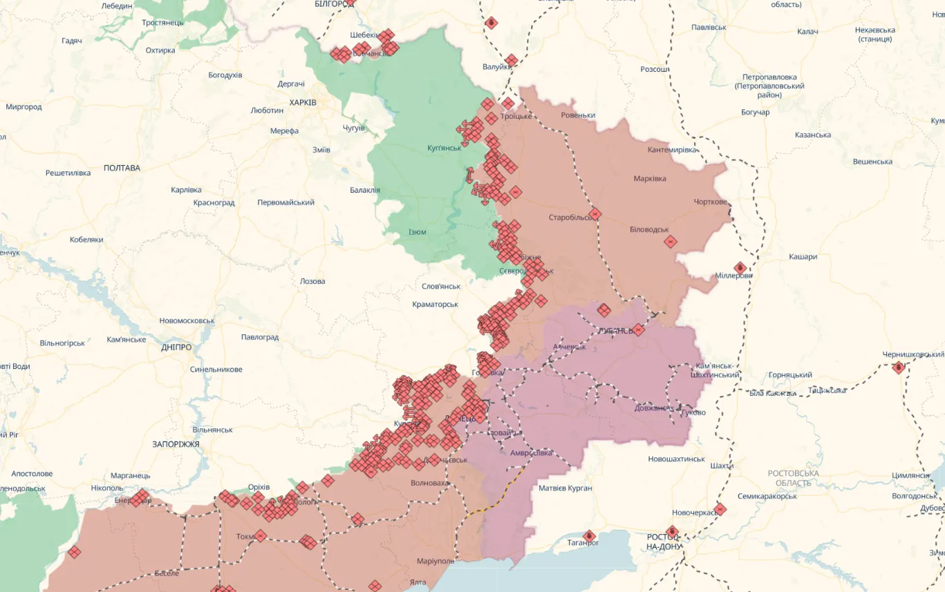 Генштаб: на Курщині тривають бої, під Покровськом – гаряче