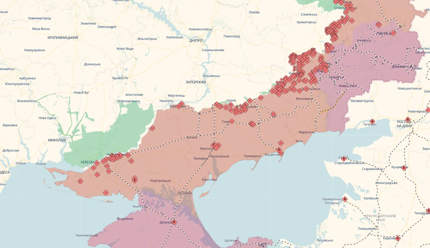 Генштаб: на Курщині тривають бої, під Покровськом – гаряче