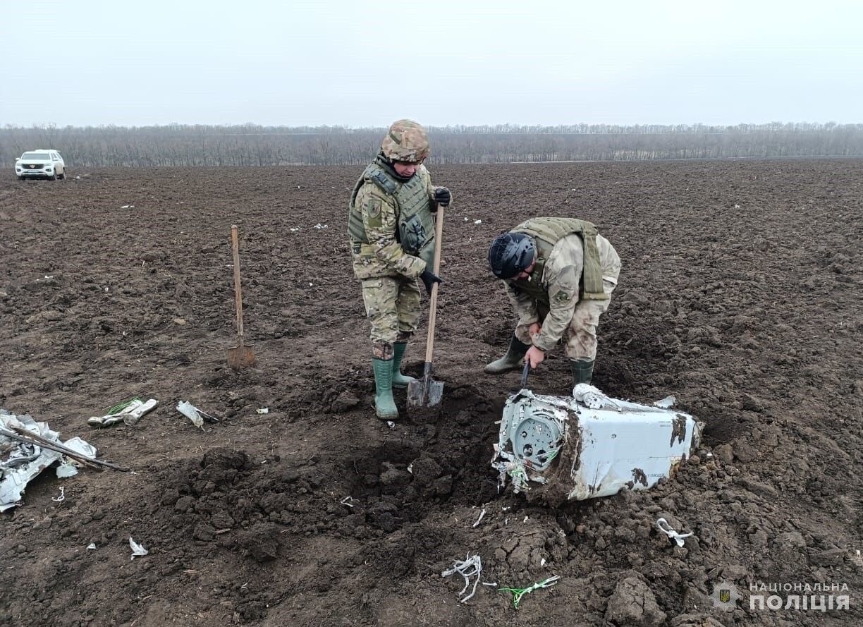 В Кировоградской области обезвредили неразорванную боевую часть вражеской ракеты. Фото