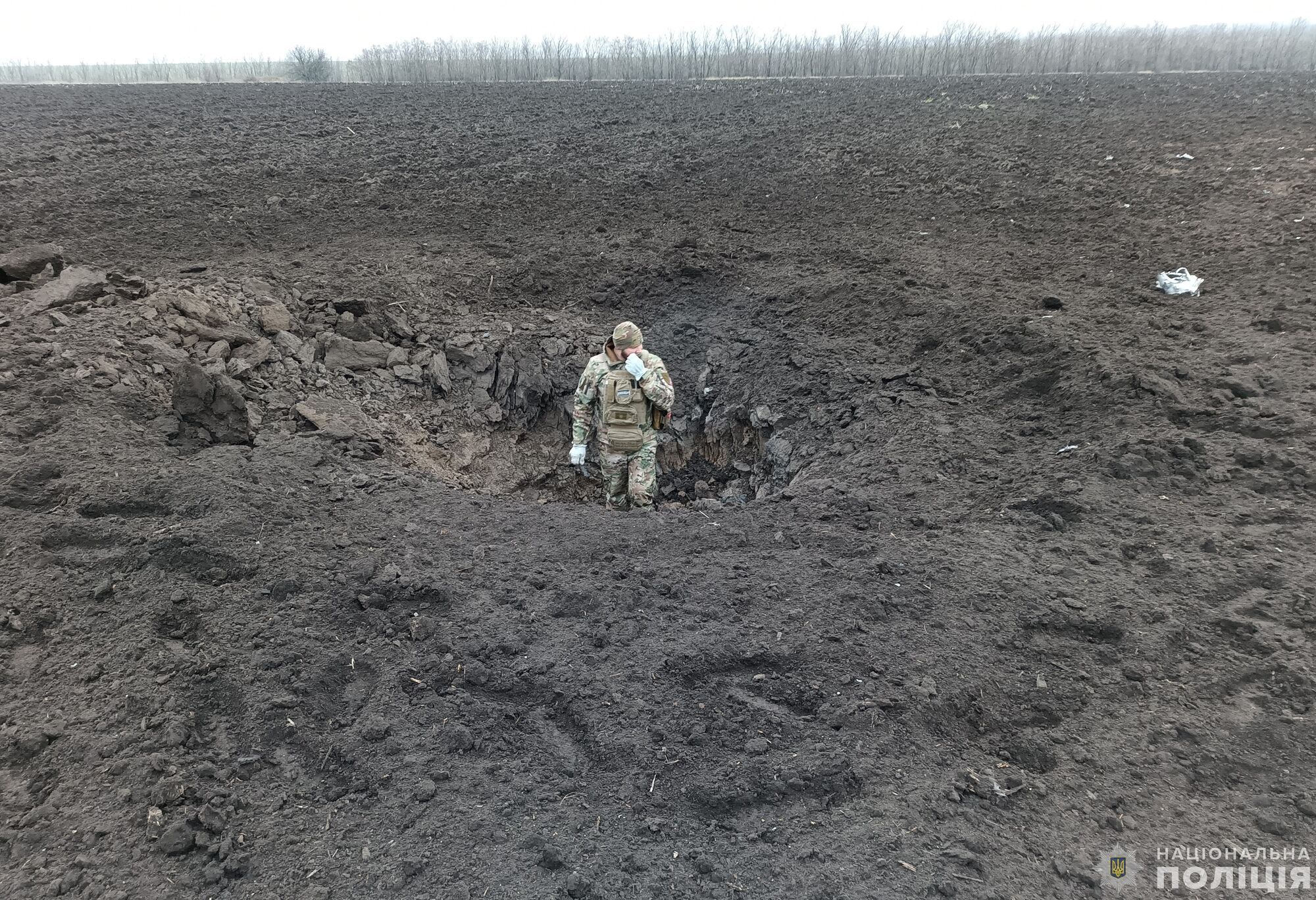 В Кировоградской области обезвредили неразорванную боевую часть вражеской ракеты. Фото