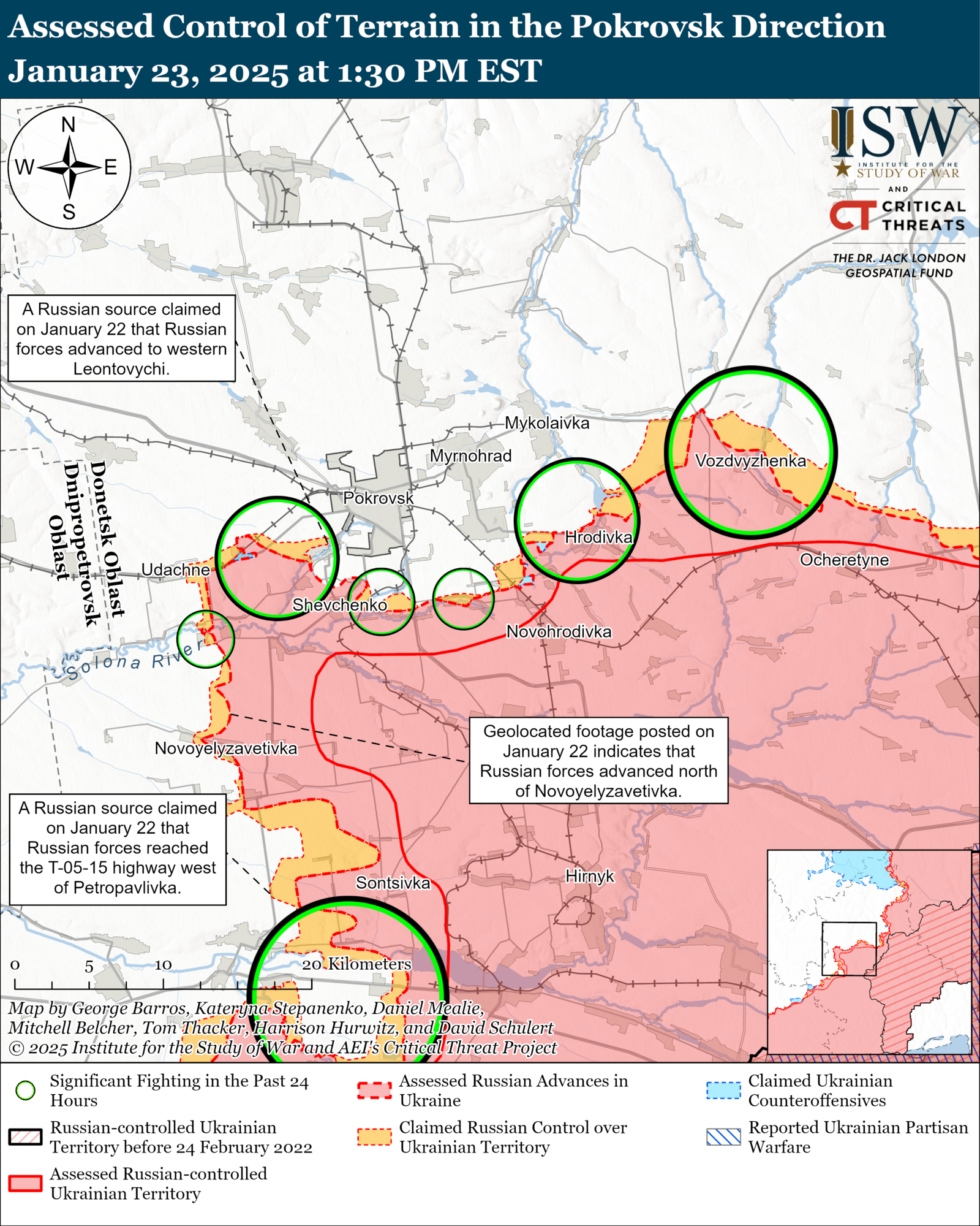 Российские войска продвинулись на Курщине, в районах Торецка и Покровска: анализ ISW