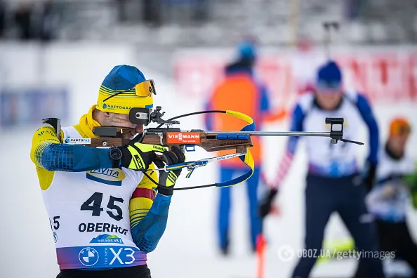 Сборная Украины по биатлону шла на "серебро" в эстафете Кубка мира, но запорола гонку