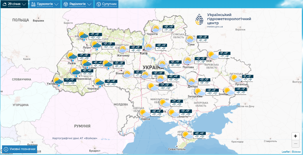 В Украину после "весеннего" тепла ворвется похолодание: синоптик назвала дату. Карта